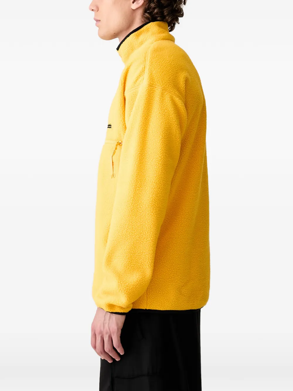 Columbia Helvetia fleece trui met logo-patch Geel