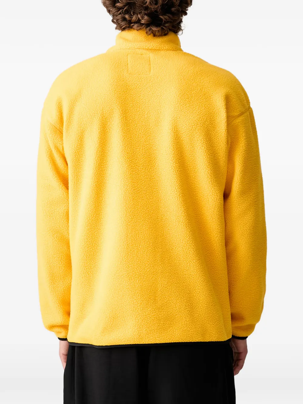Columbia Helvetia fleece trui met logo-patch Geel