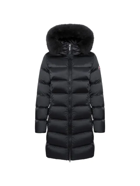 Colmar fur-trim quilted coat