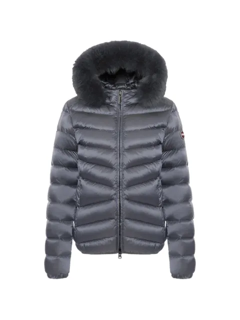 Colmar fur-trim quilted coat