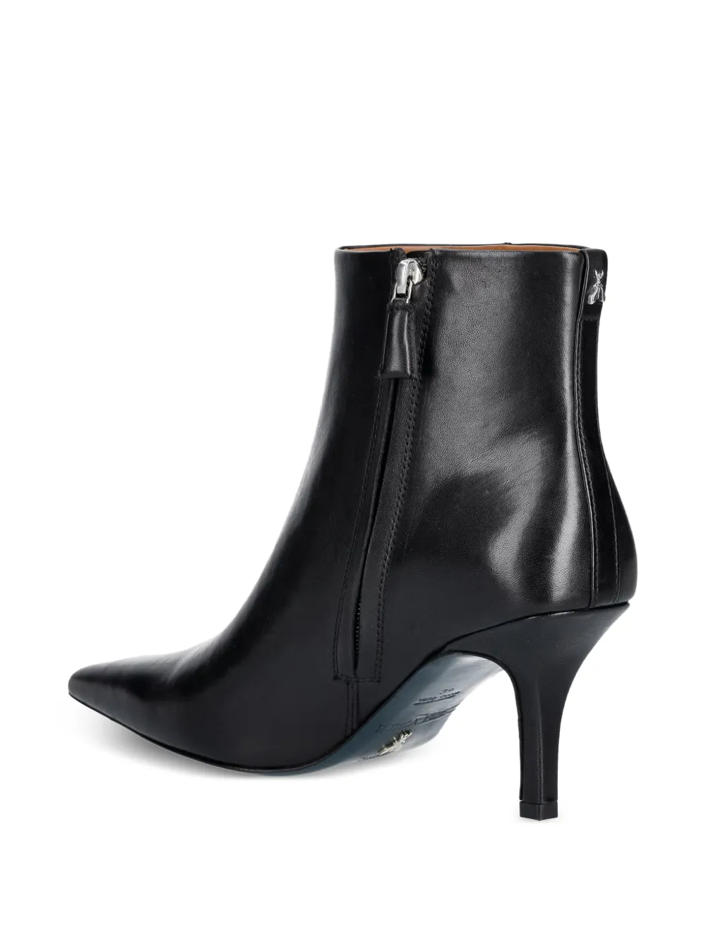 Patrizia Pepe pointed-toe ankle boots Zwart