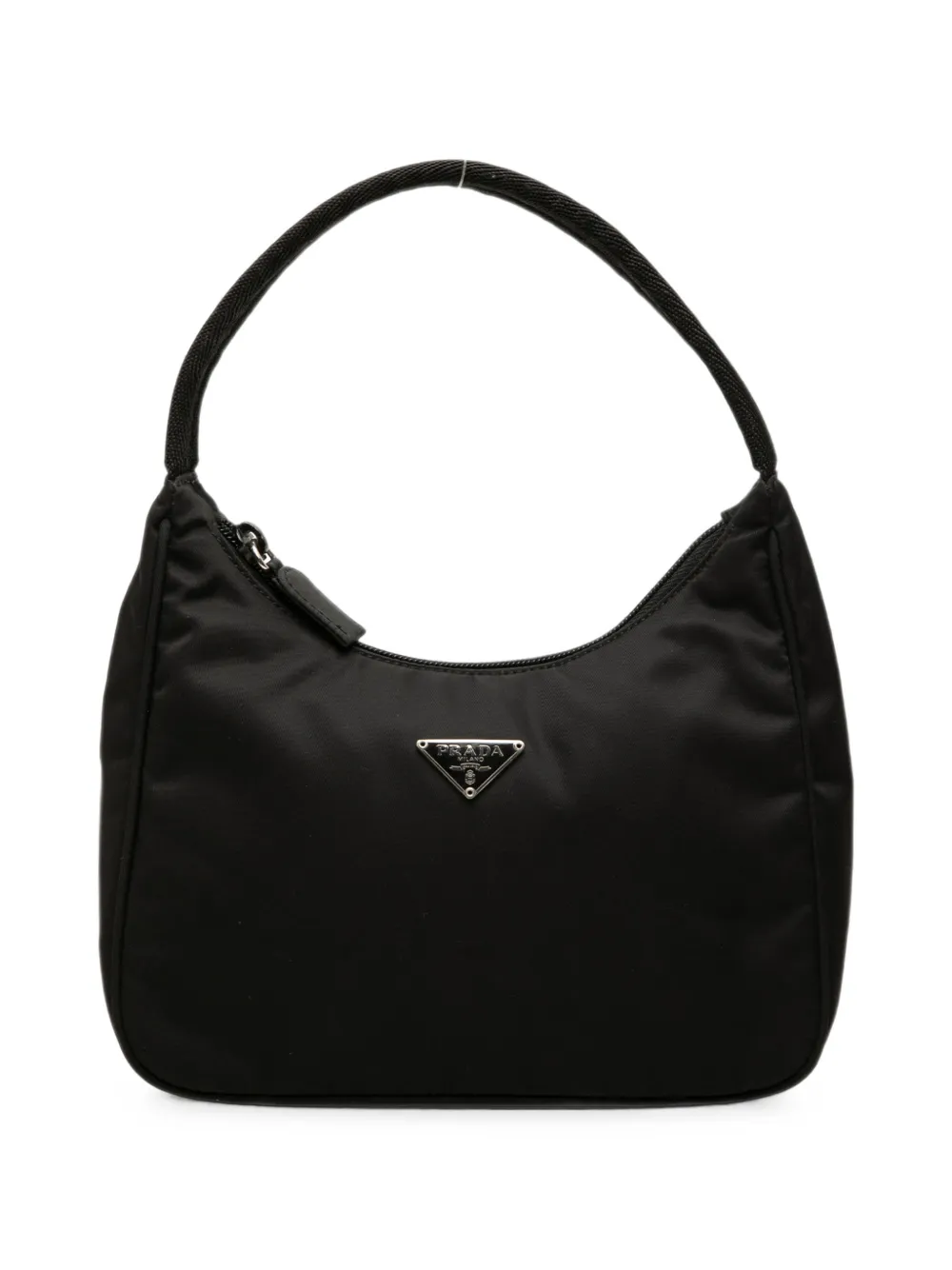 Pre-owned Prada 2000-2013 Mini Tessuto Sport Shoulder Bag In Black