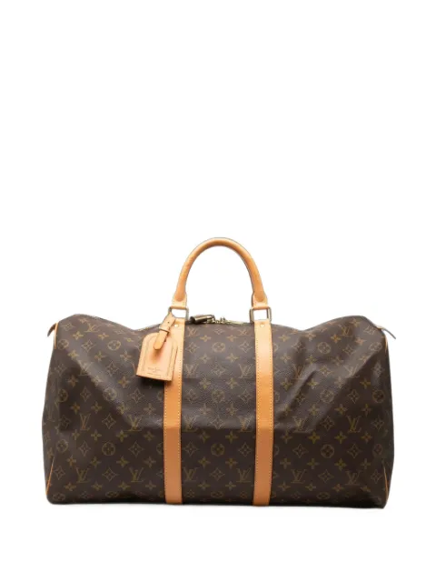 Louis Vuitton Pre-Owned bolsa de viaje Keepall 50 con monograma 2000