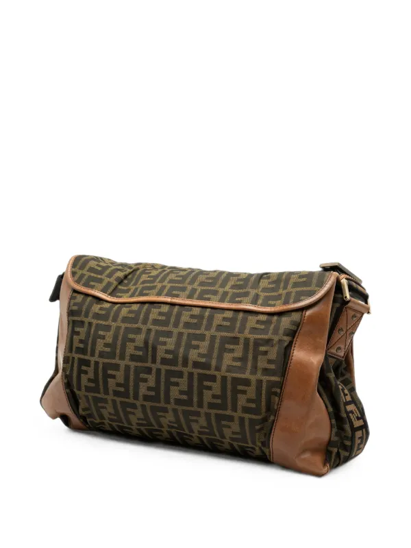 Fendi Pre-Owned 2000-2010 ズッカ キャンバス FF メッセンジャー 