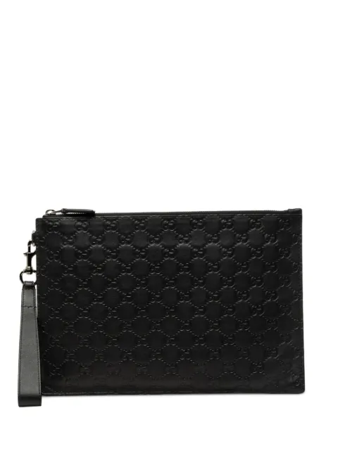 Gucci Pre-Owned 2016-2026 Guccissima clutch bag