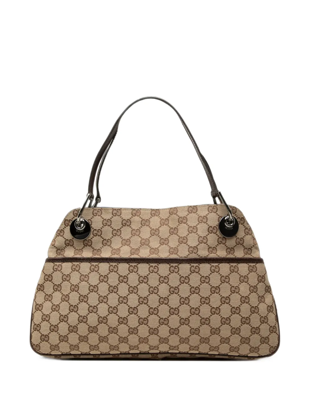 Gucci Pre-Owned 2000-2015 GG Canvas Eclipse shoulder bag - Nude