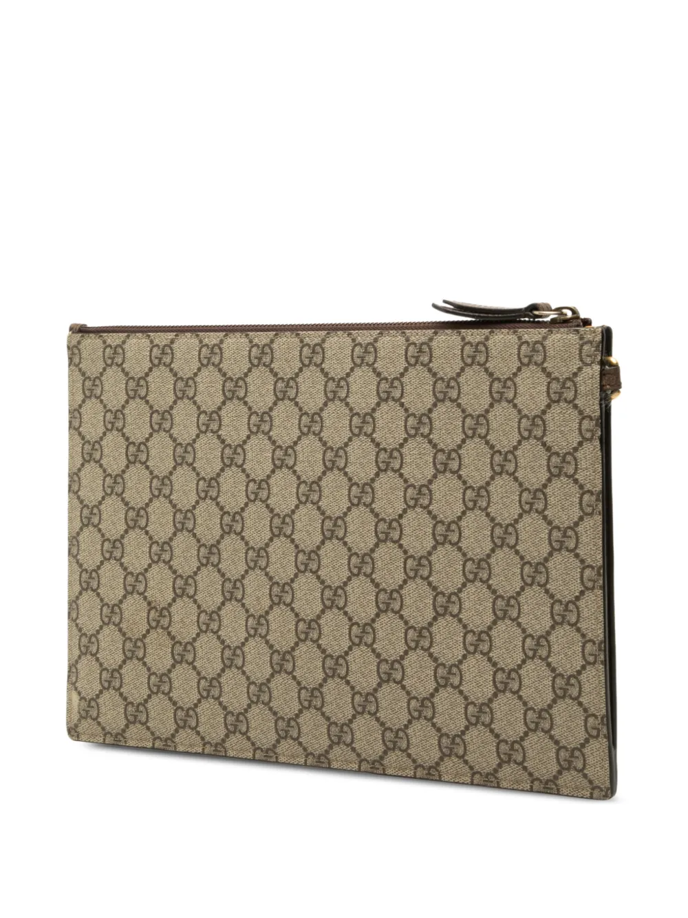 Gucci Pre-Owned 2000-2015 GG Supreme Neo Vintage clutch Beige