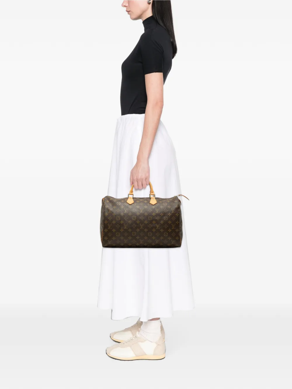 Louis Vuitton Pre-Owned 2002 Monogram Speedy 40 boston bag - Braun
