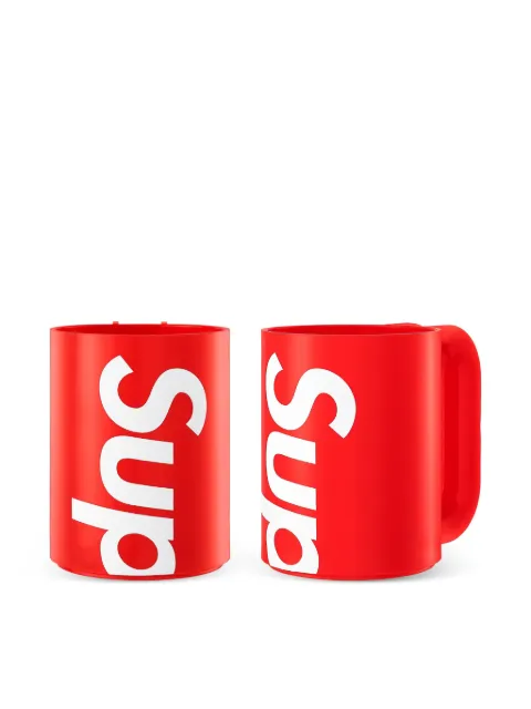 Supreme Heller logo-print mugs 