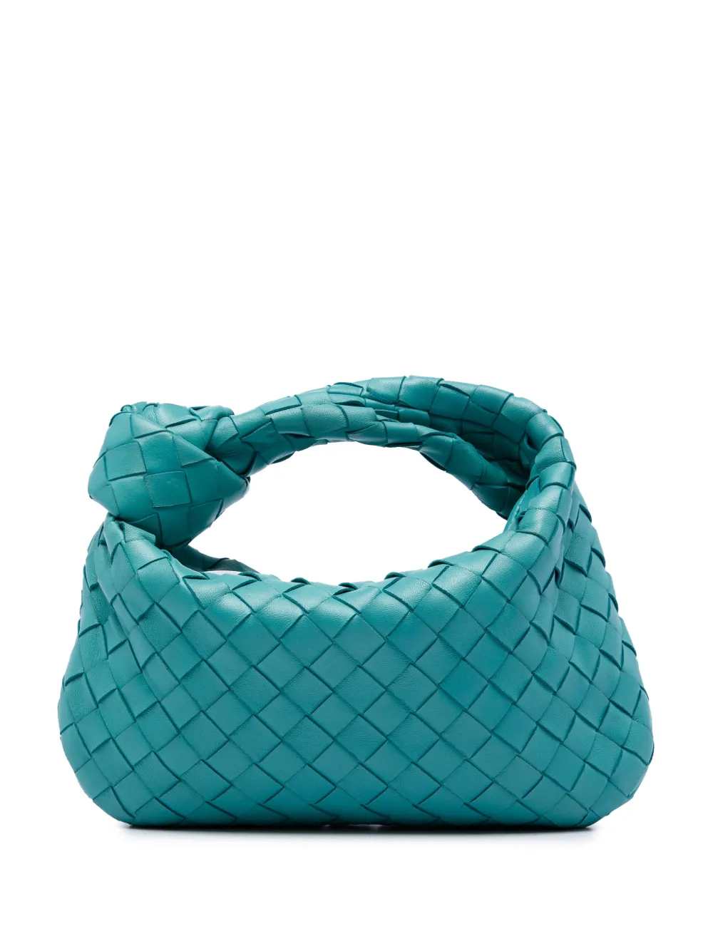 Bottega Veneta Pre-Owned 2012-2026 Mini Nappa Intrecciato Jodie hobo bag - Blu
