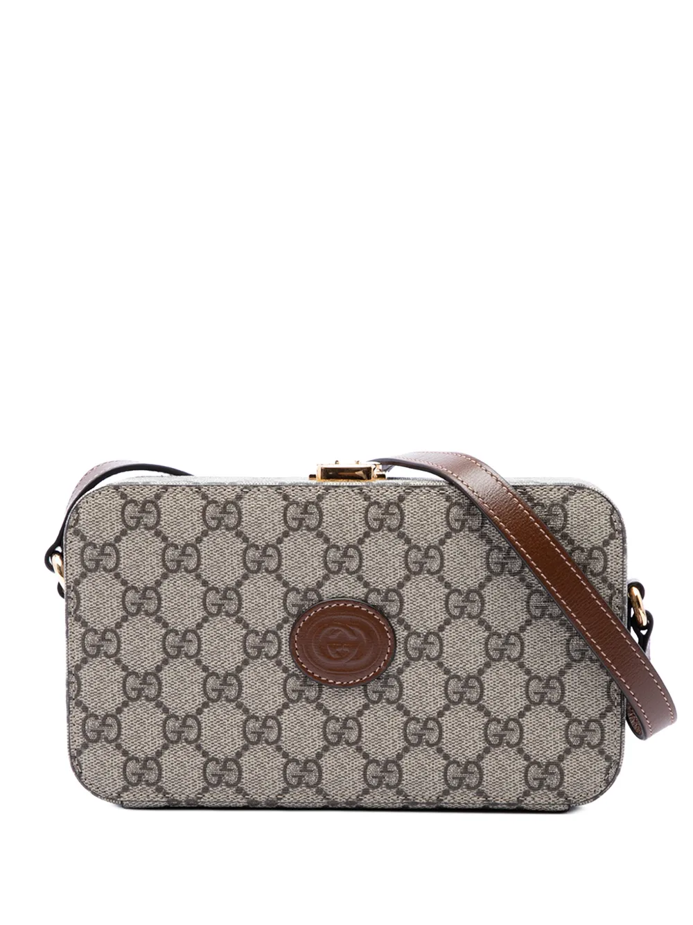 Gucci Pre-Owned Borsa a tracolla in tessuto GG Supreme 2016-2026 - Toni neutri