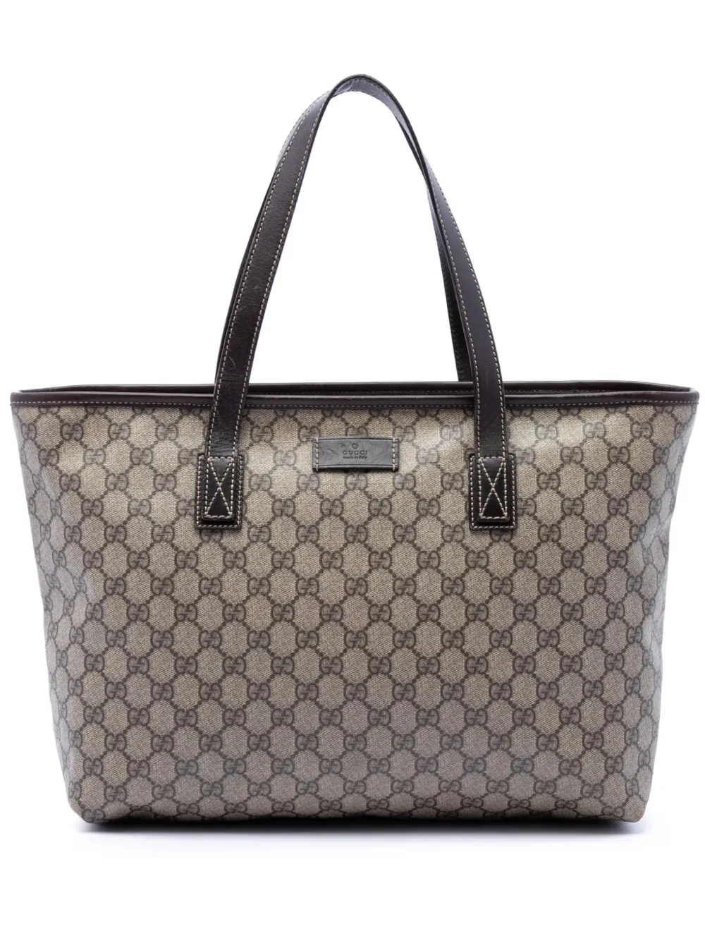 Gucci Pre-Owned 2016-2026 Medium GG Supreme tote bag - Nude
