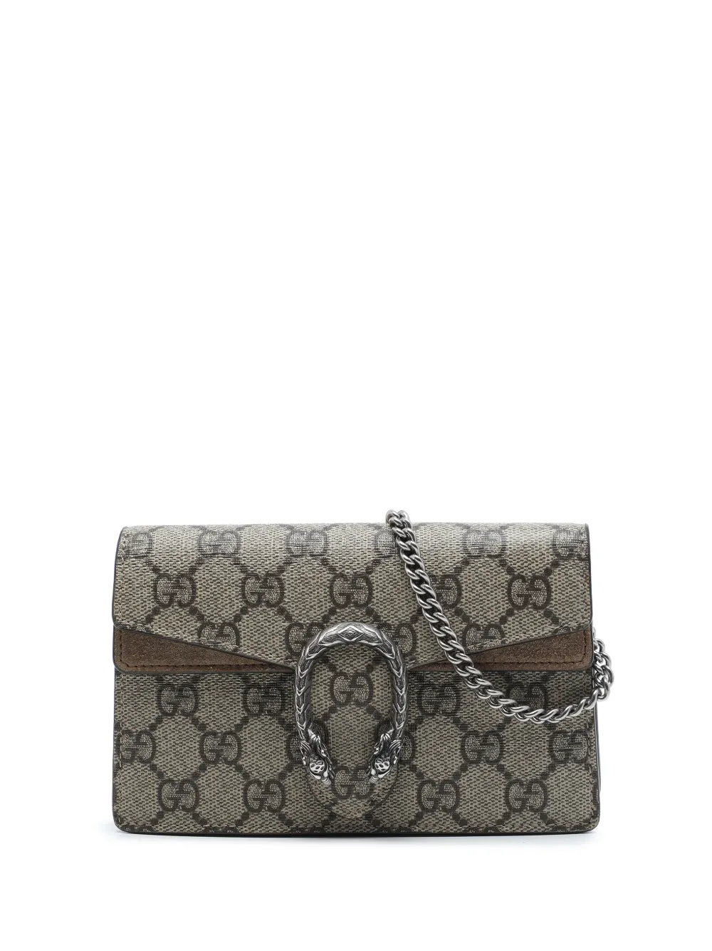 Gucci Pre-Owned 2016-2026 Mini GG Supreme Dionysus crossbody bag - Nude