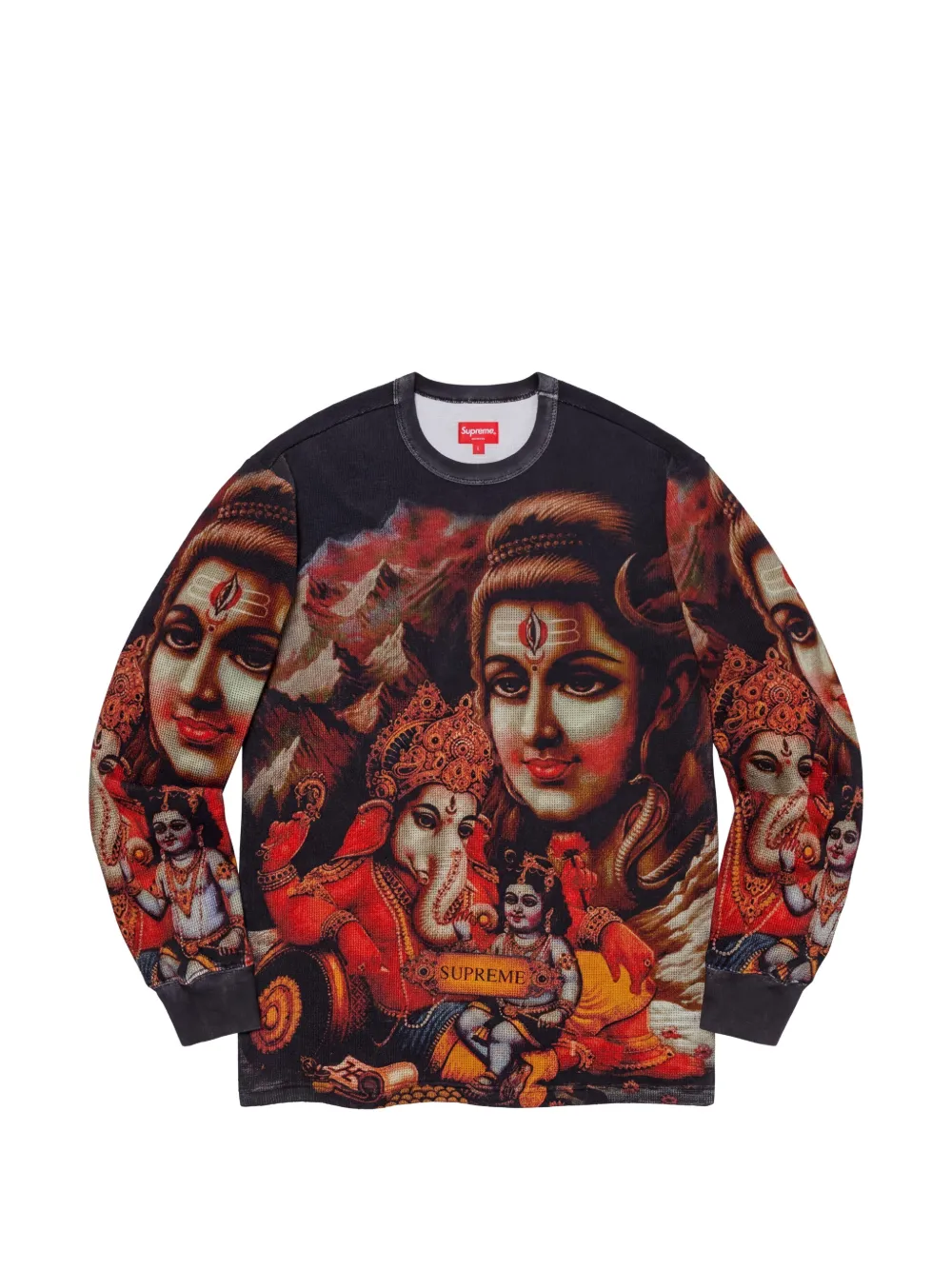Supreme Ganesh long-sleeve T-shirt - Nero