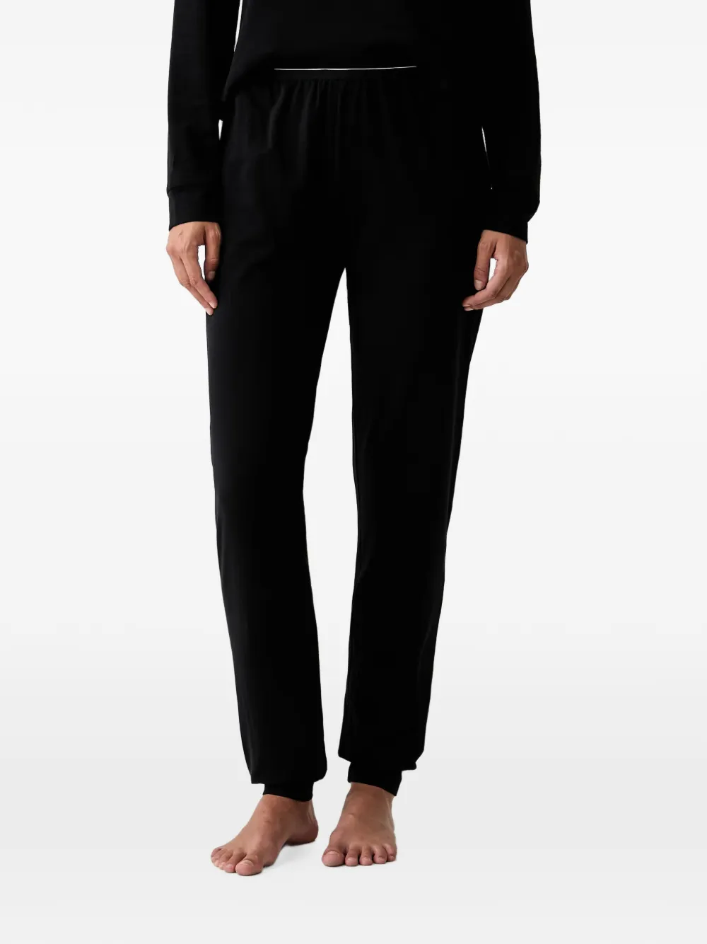 Emporio Armani Pyjama met logodetail Zwart