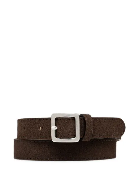GIANNI CHIARINI suede buckle-fastening belt