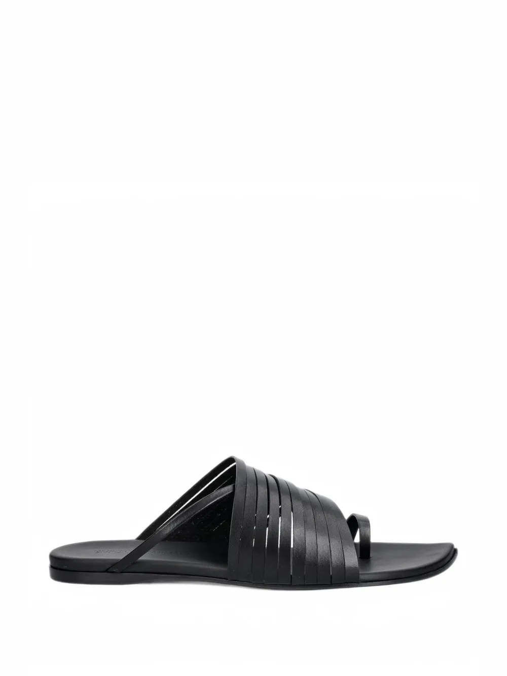 Emporio Armani multi-strap leather sandals - Noir Emporio Armani multi-strap leather sandals - Noir