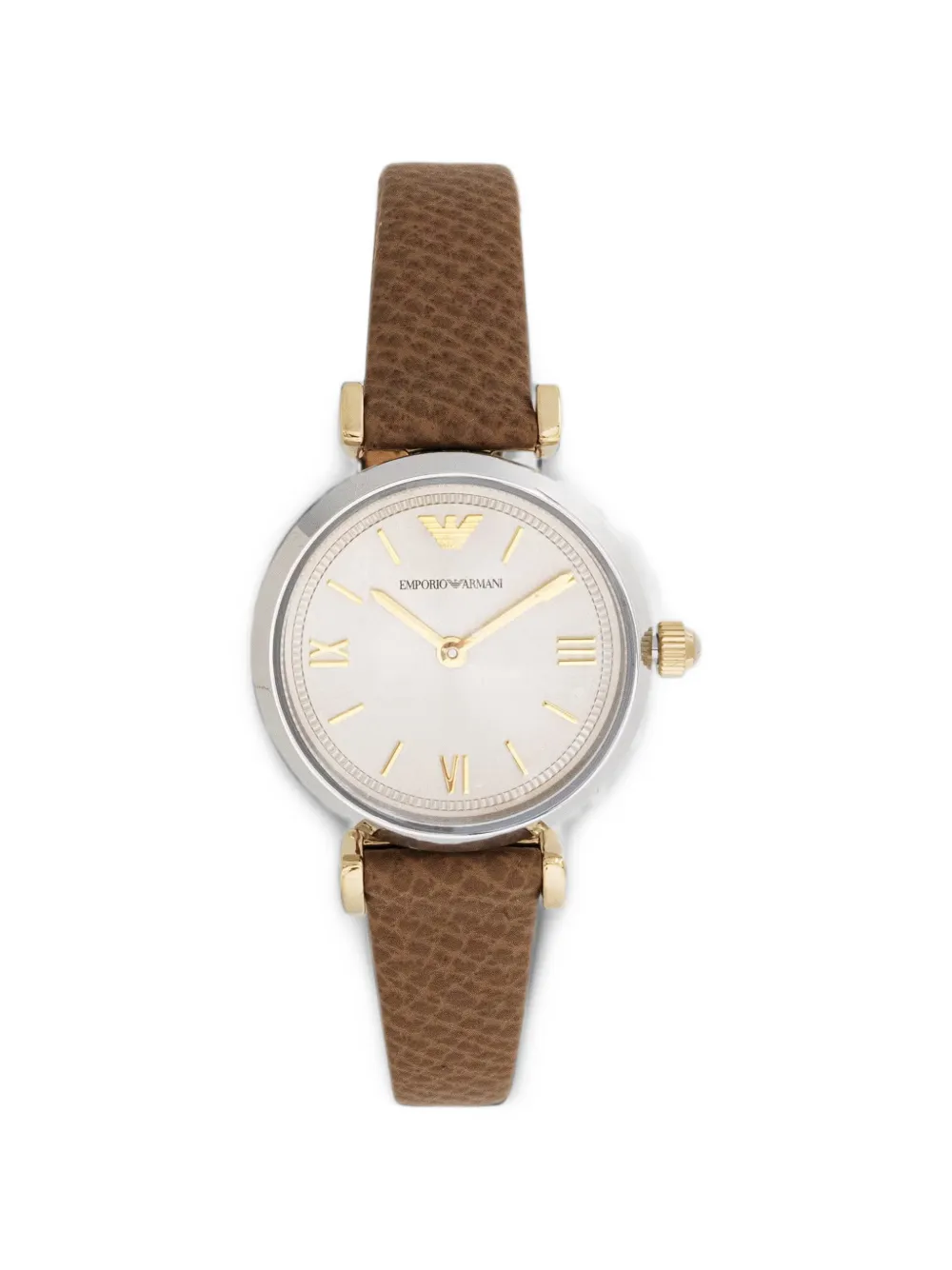 Emporio Armani logo-detail 28mm watch - Silber