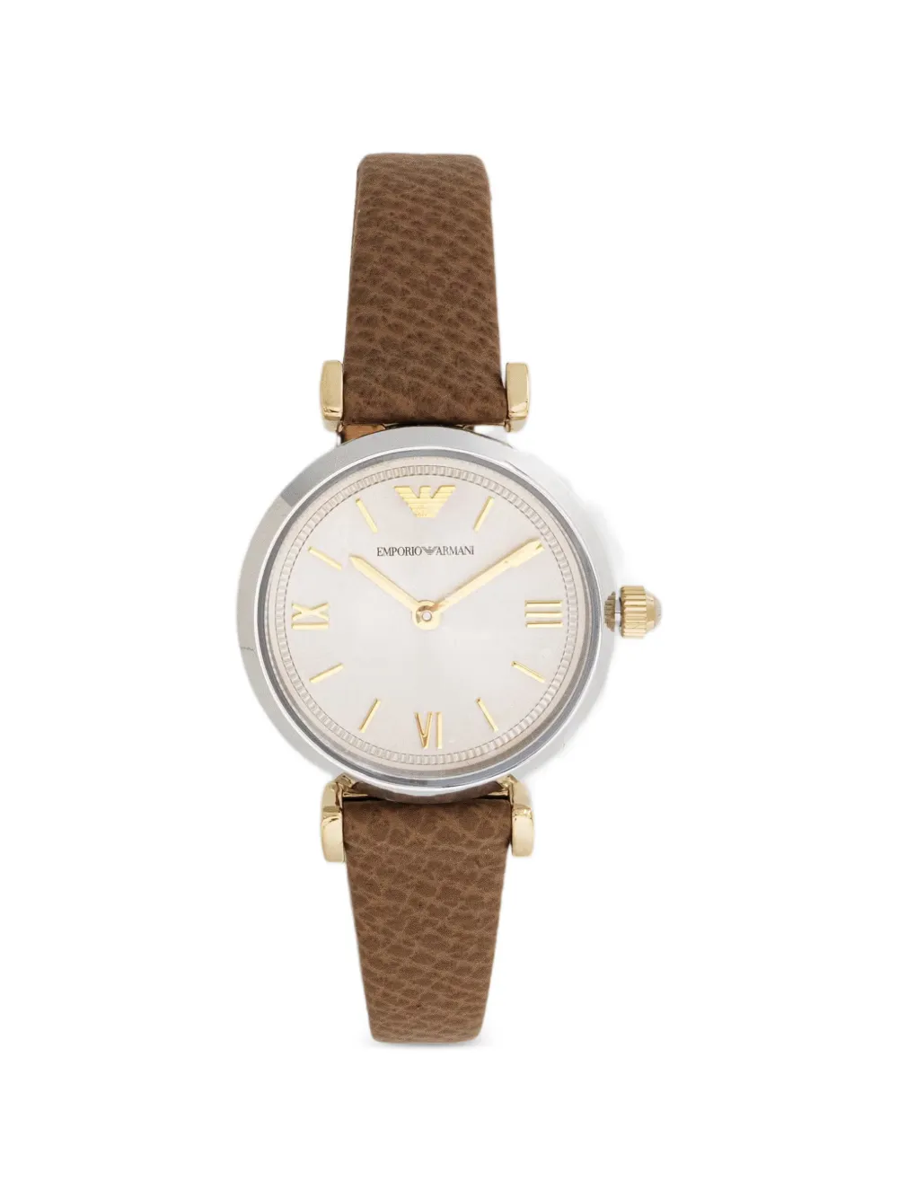 Emporio Armani logo-detail 28mm watch - Argento
