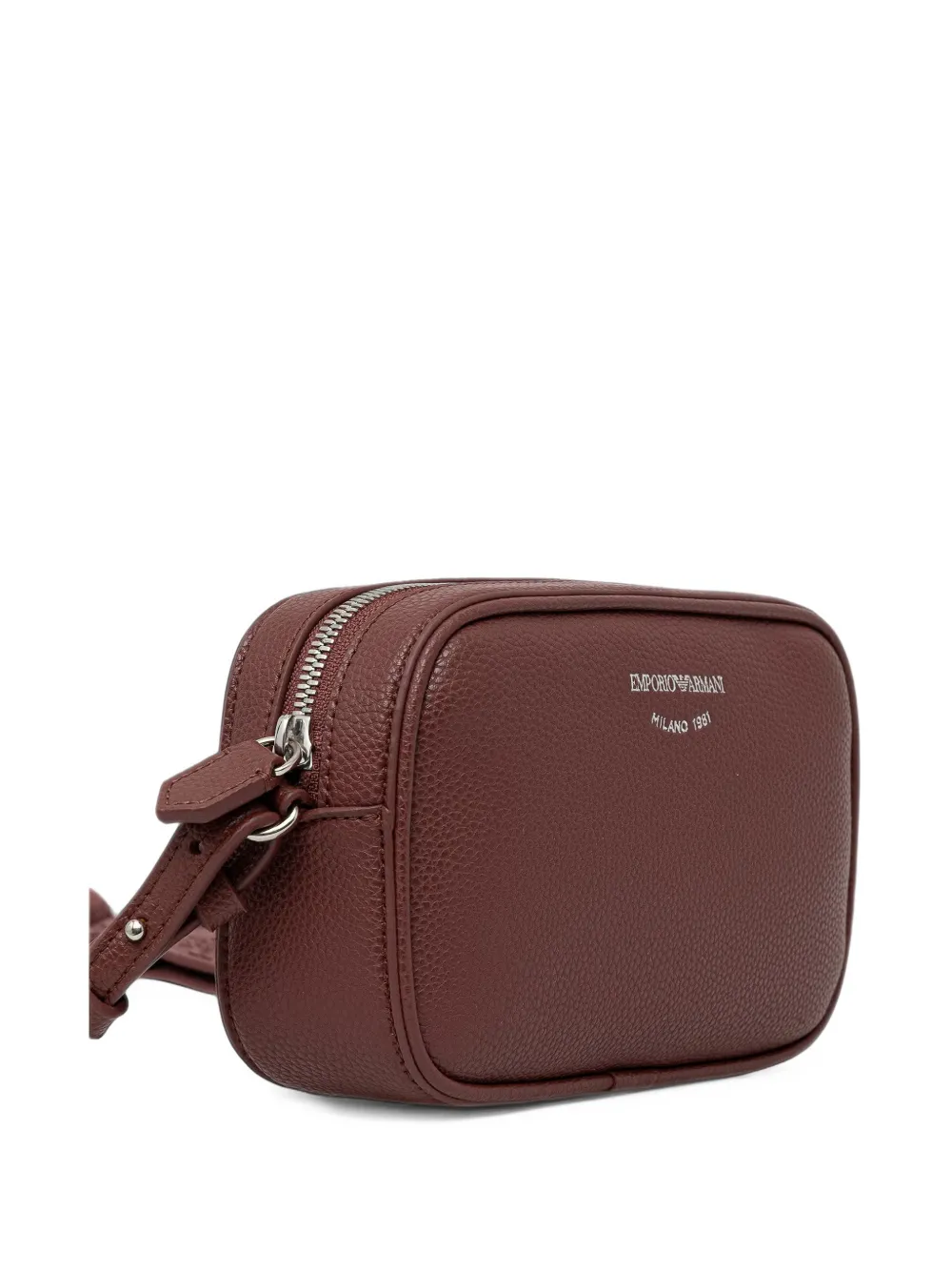 Emporio Armani Camerahoes met hertenprint en schouderband Bruin