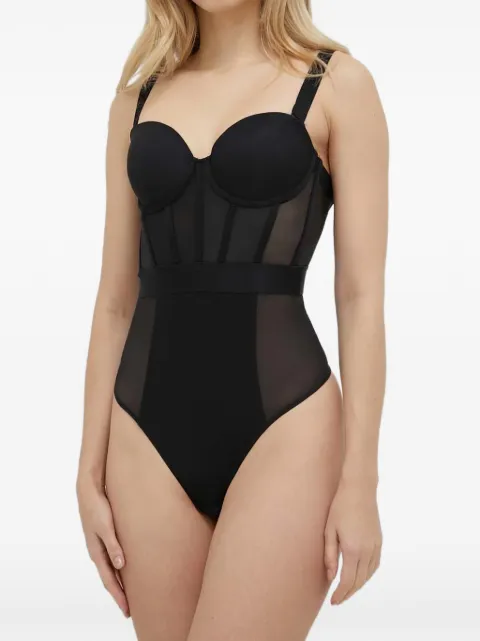 DKNY corset-style panelled body