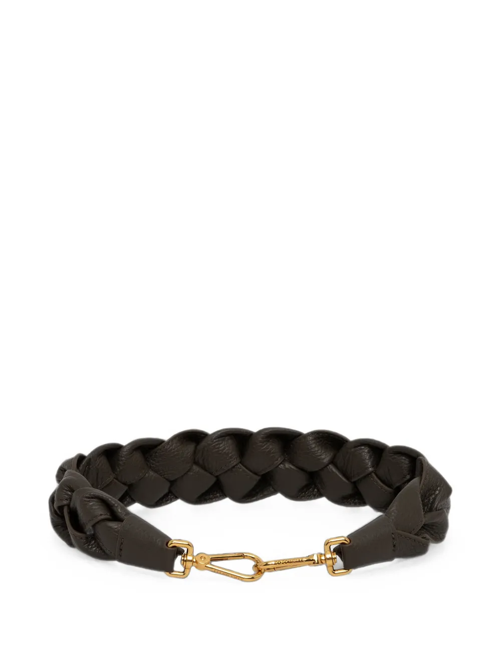 Coccinelle Boheme braided-leather shoulder strap