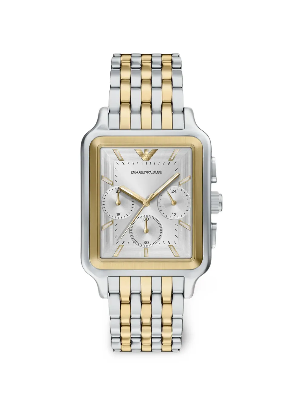 Emporio Armani quartz chronograph watch - Argento
