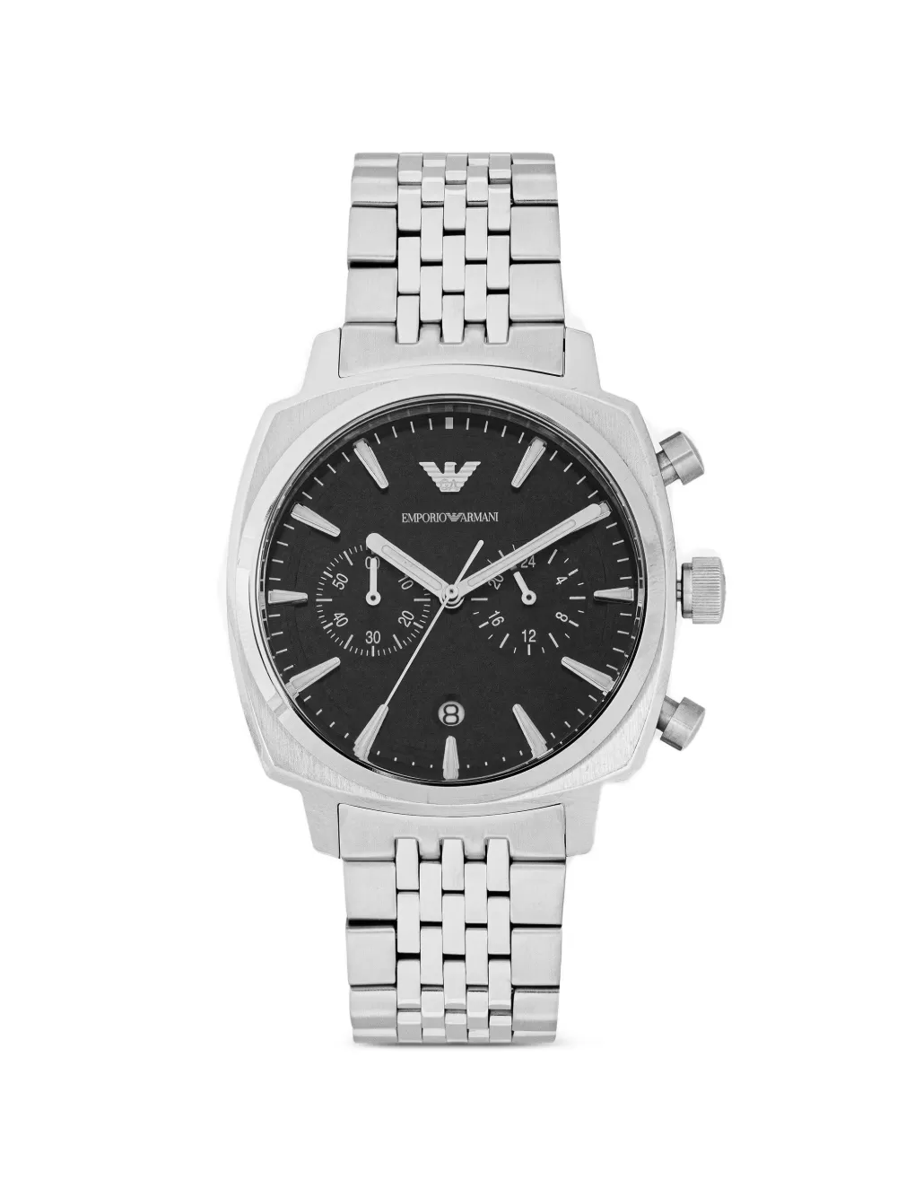 Emporio Armani logo-detail 42mm watch - Nero