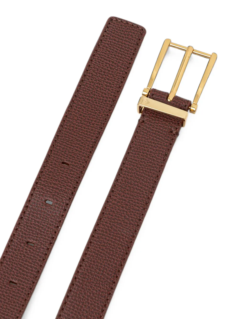 Emporio Armani Textured-finish Buckle-fastening Belt, view 2