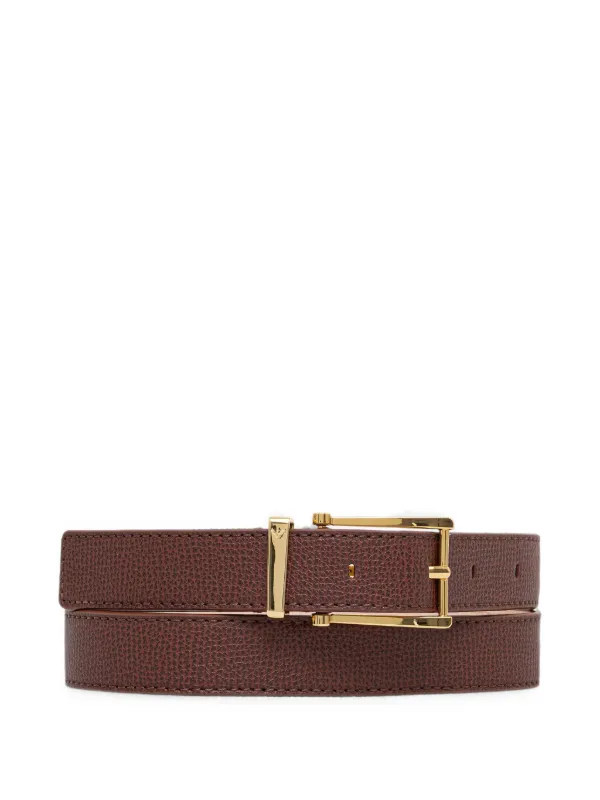 Emporio Armani Textured-finish Buckle-fastening Belt