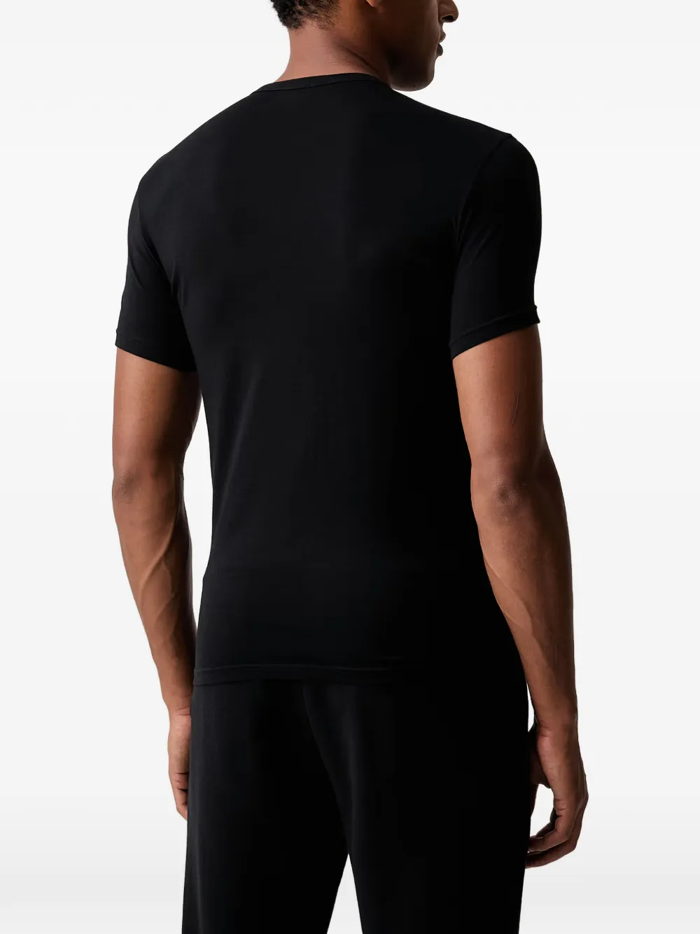 Emporio Armani Twee T-shirts met logoprint Wit