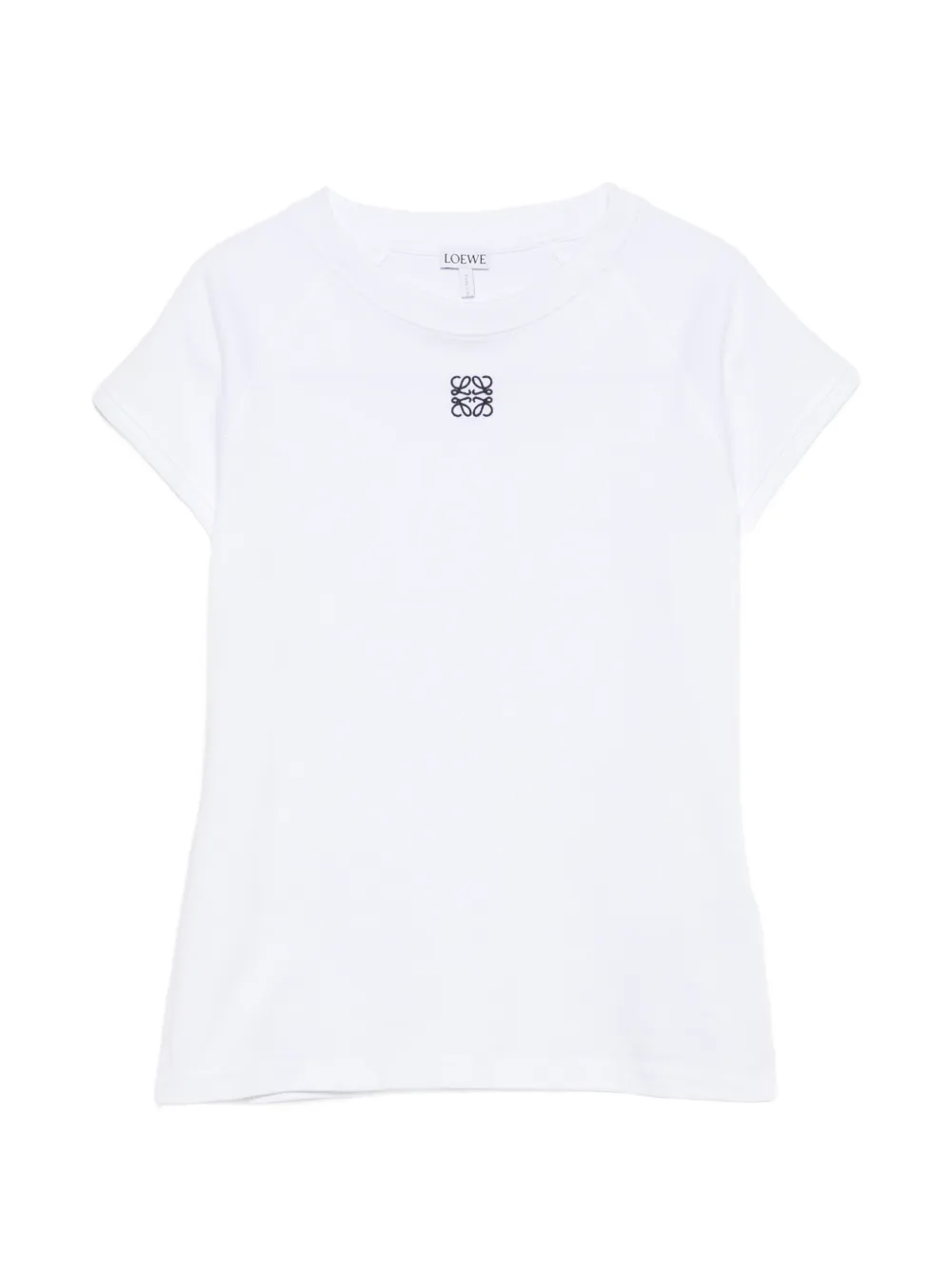 LOEWE Anagram-embroidered T-shirt - Bianco