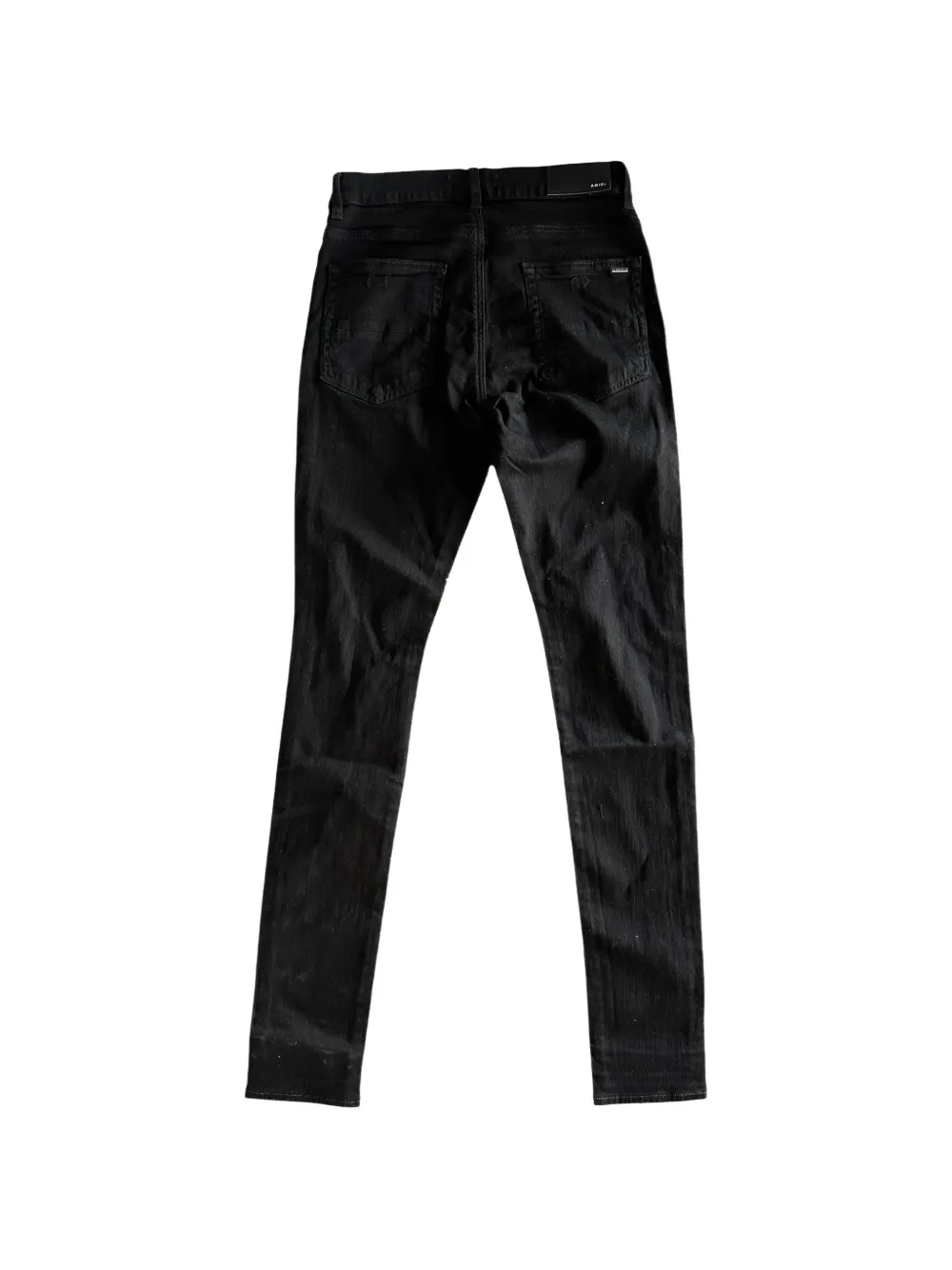 AMIRI Broken gerafelde jeans Zwart