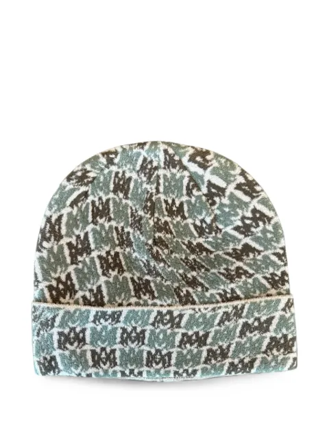 AMIRI MA Swirl Beanie mit Logo-Muster