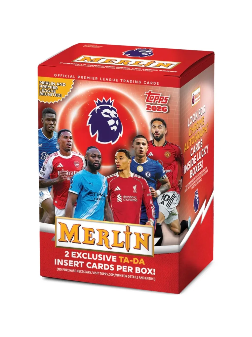 Topps 2026 Merlin Premier League Sammelkarten - Rot