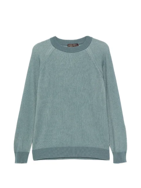 Filippo De Laurentiis ribbed-knit raglan-sleeve sweater