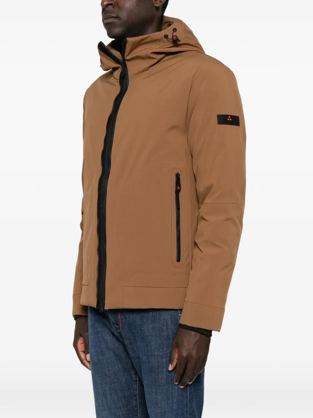 Peuterey Jack met capuchon Bruin