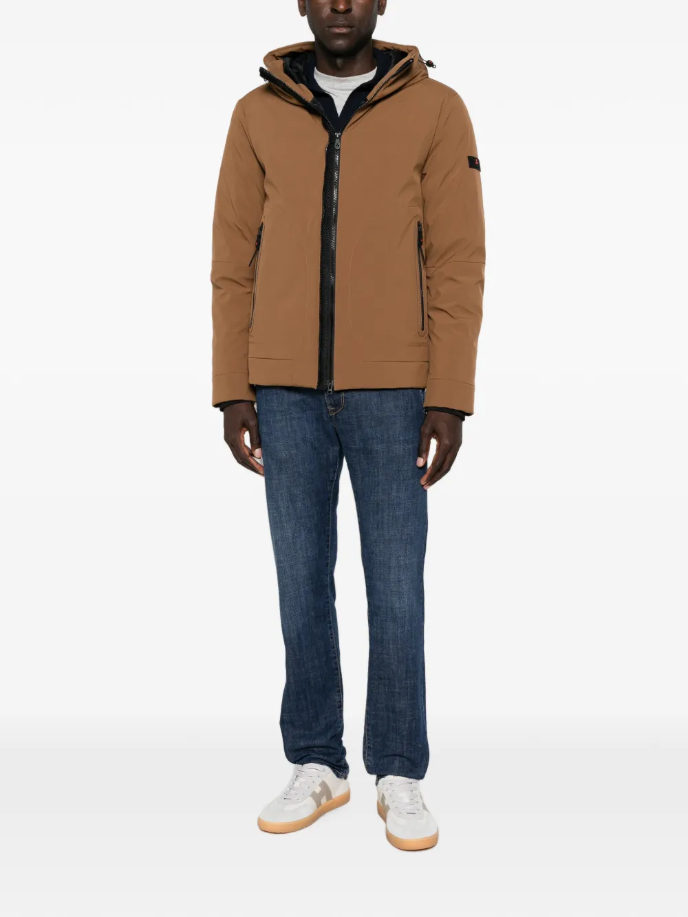 Peuterey Jack met capuchon Bruin