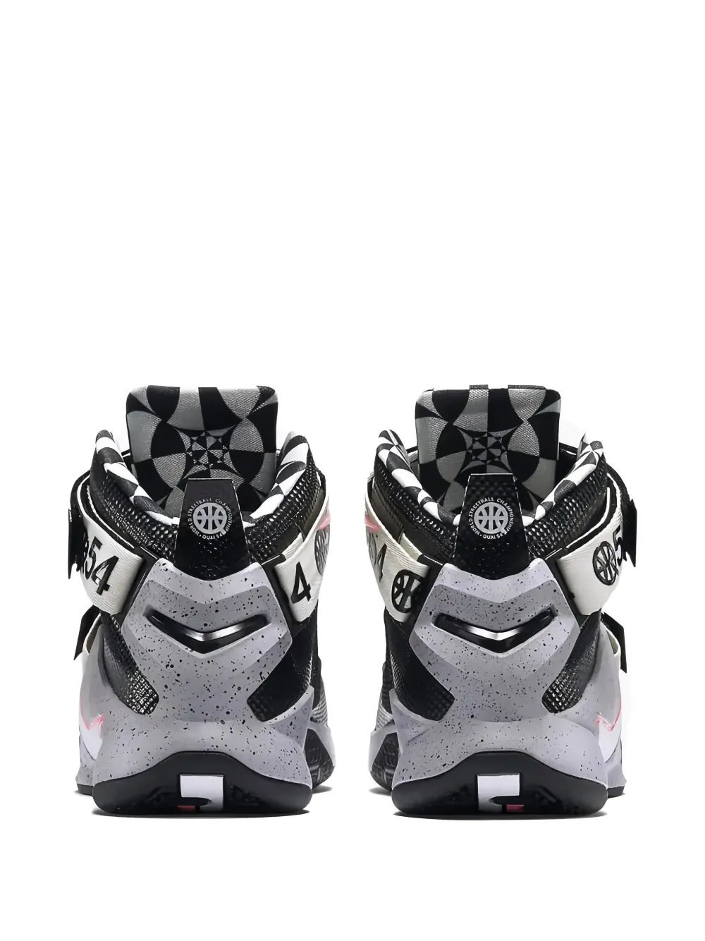 Nike LeBron Soldier 9 Quai 54 touch-strap sneakers Zwart