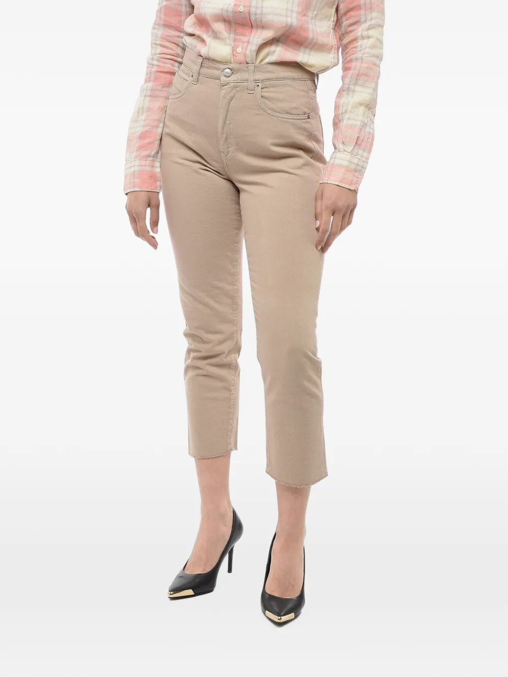 Compagnia Del Denim Marghe frayed-hem jeans