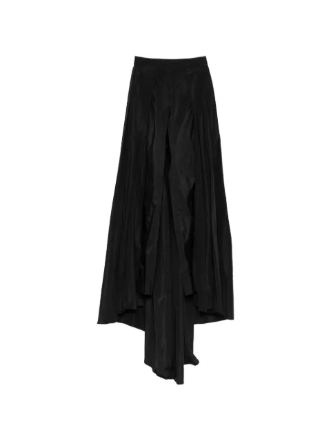 Naeem Khan overskirt silk trousers
