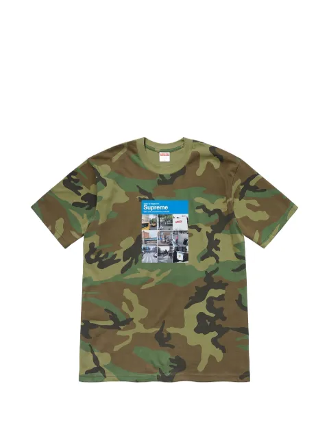 Supreme camiseta Verify Woodland con motivo militar
