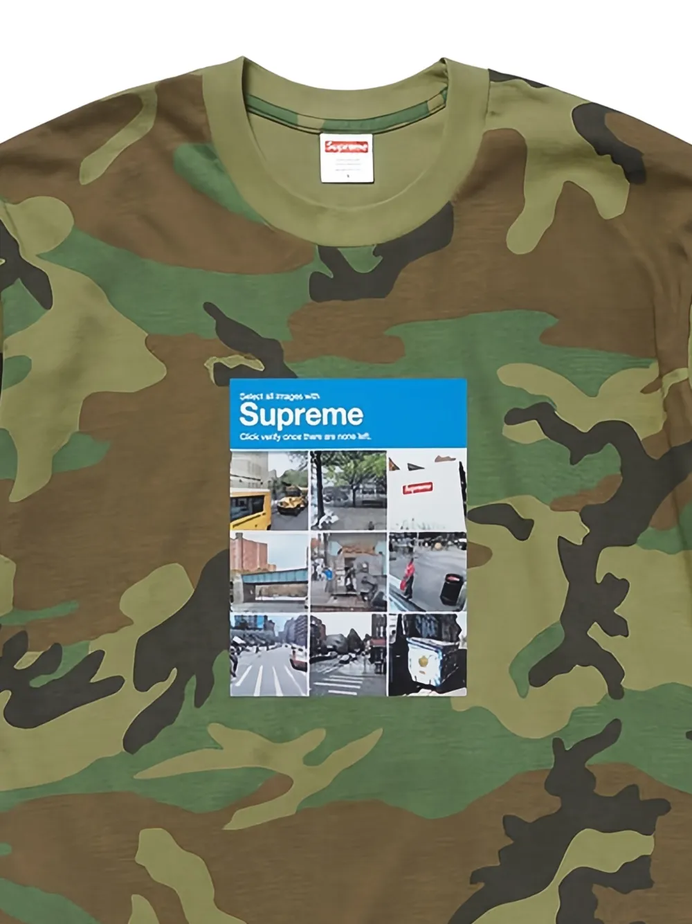Supreme Verify Woodland カモフラージュ Tシャツ | グリーン
