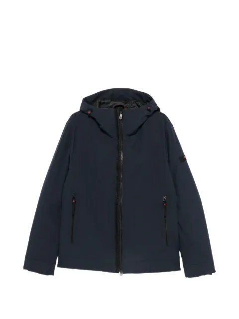 Peuterey hooded logo-patch jacket
