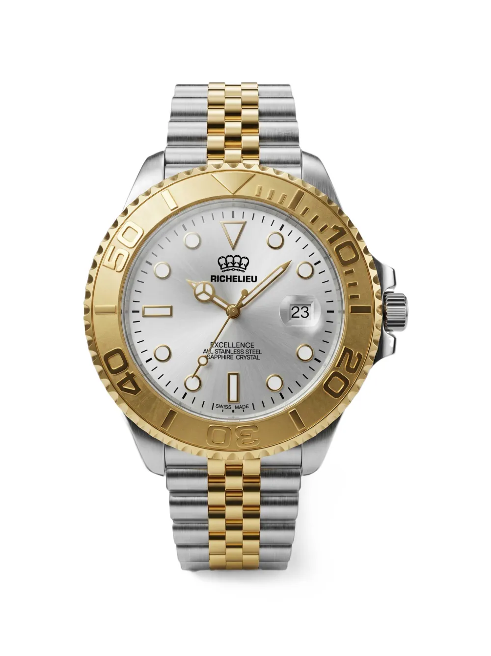 Richelieu Swiss logo-detail 33mm watch - Argento