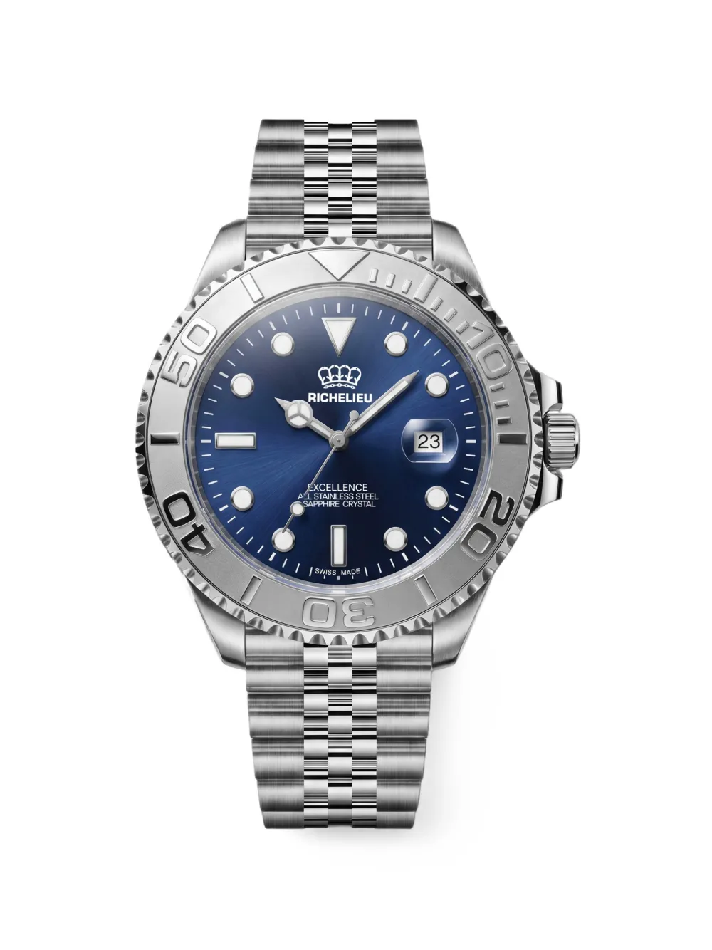 Richelieu Swiss Classic Excellence 43mm watch - Blu
