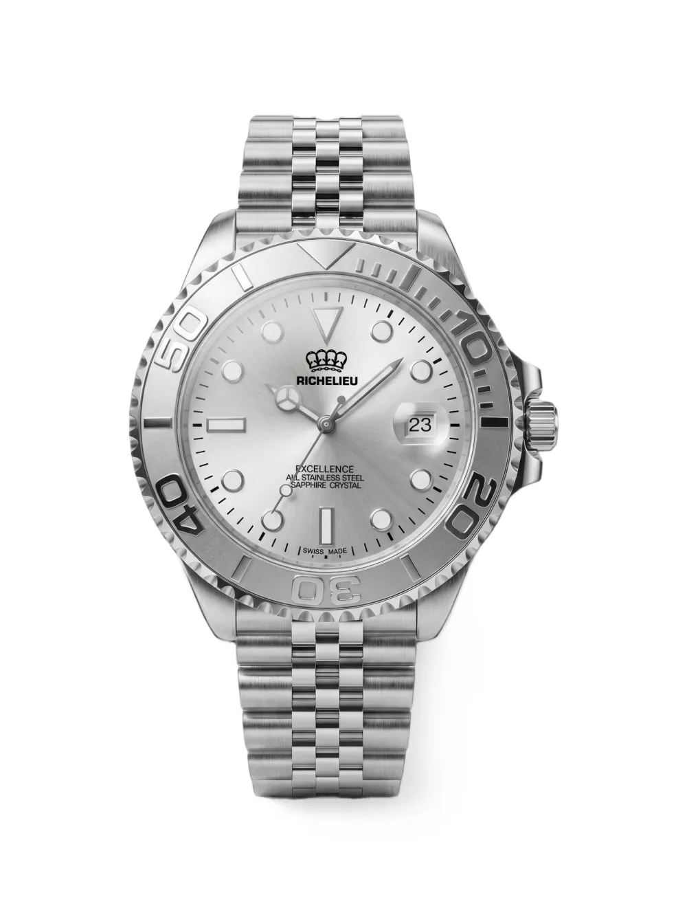 Richelieu Swiss Excellence 43mm watch - Argento