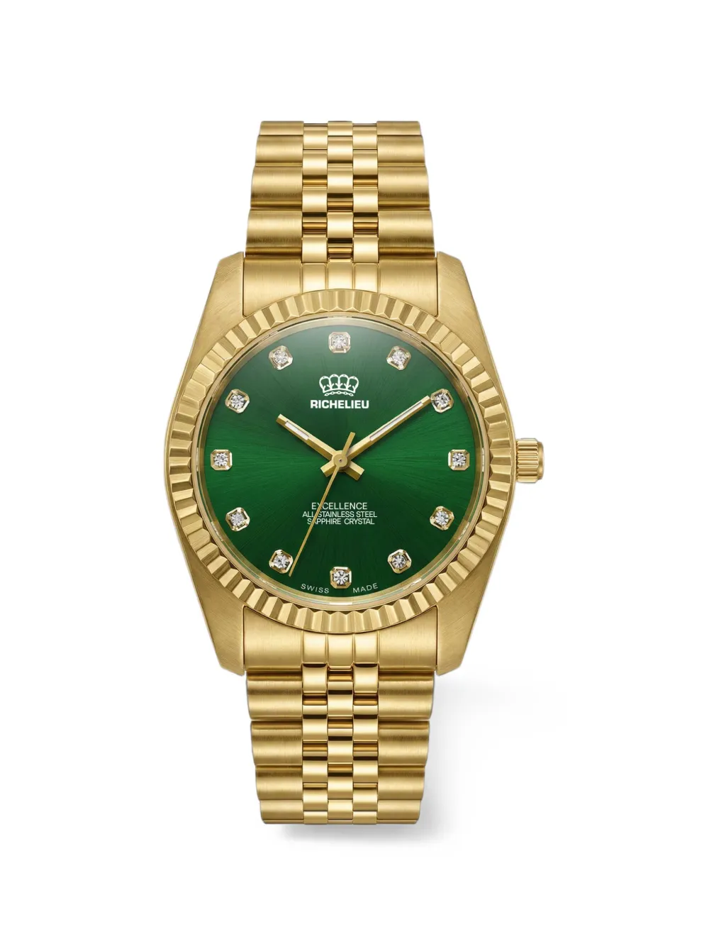 Richelieu Swiss Excellence 22mm watch - Verde