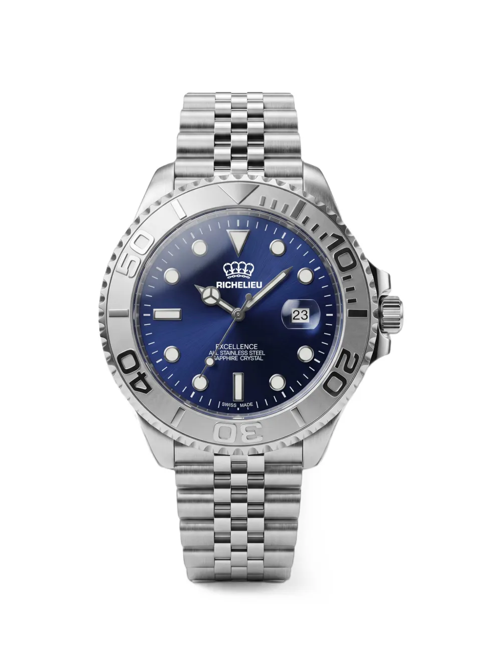 Richelieu Swiss logo-detail 33mm watch - Blu