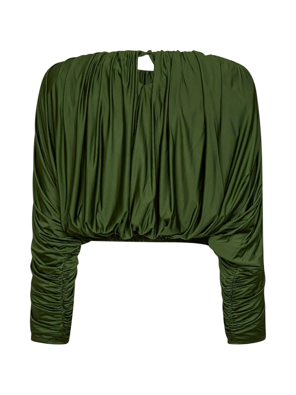 Self-Portrait Gesmockte tanktop Groen